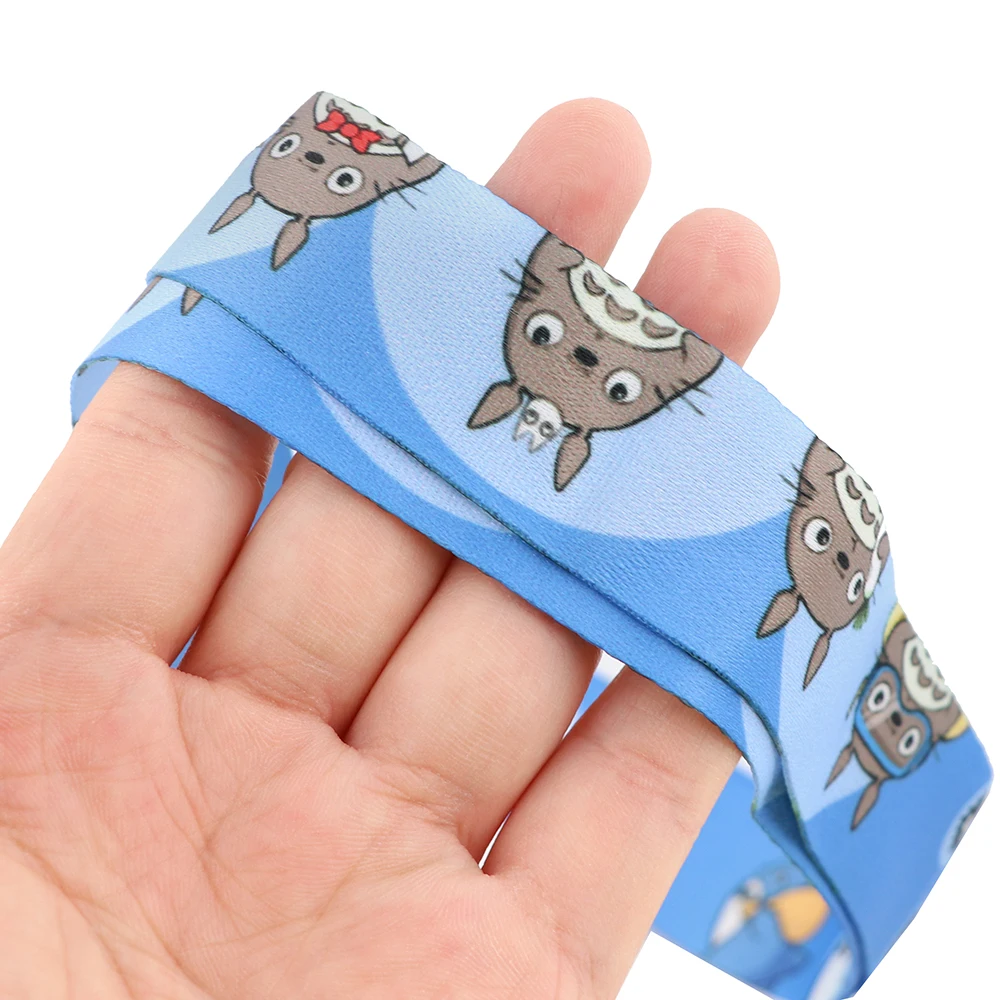 ER1535 Anime Cat Neck Strap Lanyard For Keys ID Card Gym Mobile Phone Straps USB Badge Holder DIY Hang Rope Lariat Gift | Канцтовары для