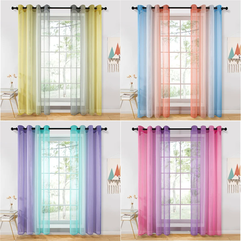 Тюлевые занавески для гостиной спальни кухни дома отеля кофейного цвета | Дом и