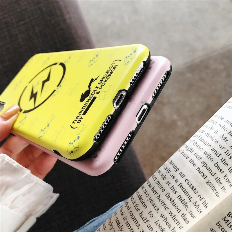 Милый чехол для телефона Pokemons Pika, забавный мультяшный чехол для Apple iPhone 6 6s 7 8 Plus X XS XR XS Max 11 Pro Max