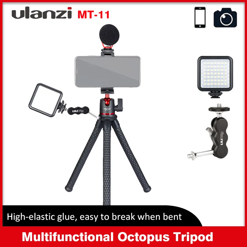 Складной штатив 2 в 1 Ulanzi MT 11 Travel Flexible Octopus мобильный телефон DSLR|Штативы| |