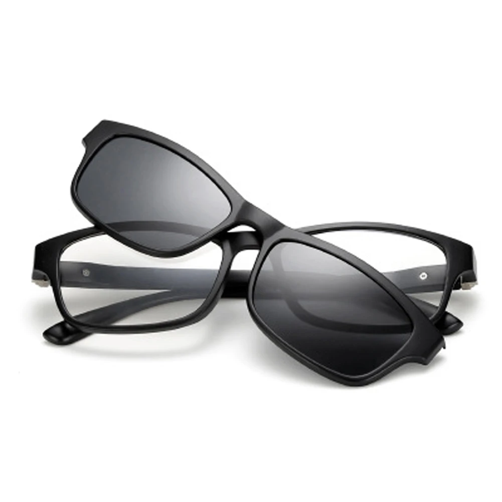

Magnet Polarized Sunglasses Polaroid Clip Mirrored Clip on Sunglasses clip on glasses Men Custom Prescription Myopia