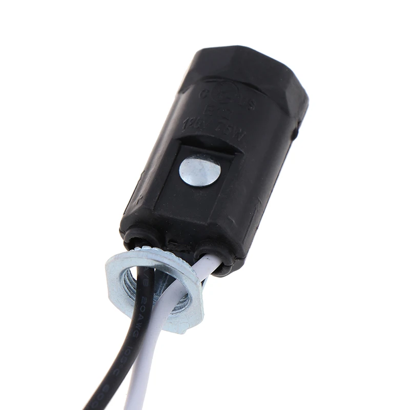 

5Pcs Candelabra Base E12 Lamp Holder Light Sockets Keyless 6inch Wire Leads Acc Bulb Lighting Replacement Parts