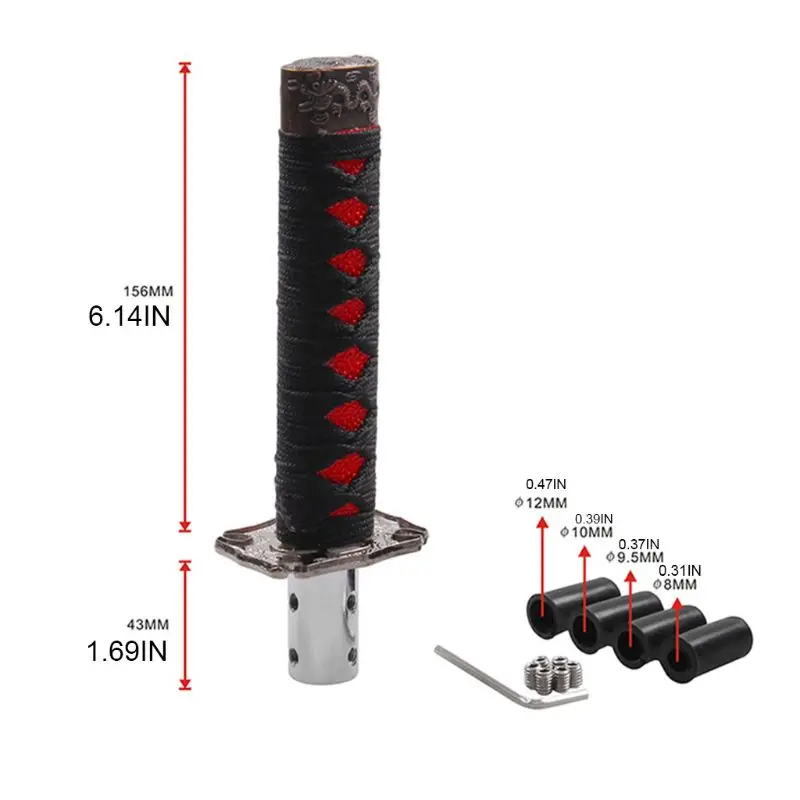 Модный 1 комплект Универсальный самурайский меч ручка переключения передач