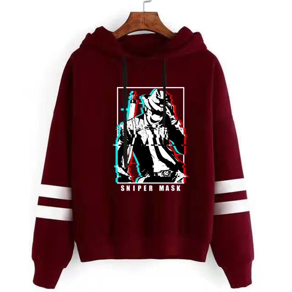 

Anime Pullovers Anime Sniper Mask Top Loose Casual Unisex Hoodies Men Women