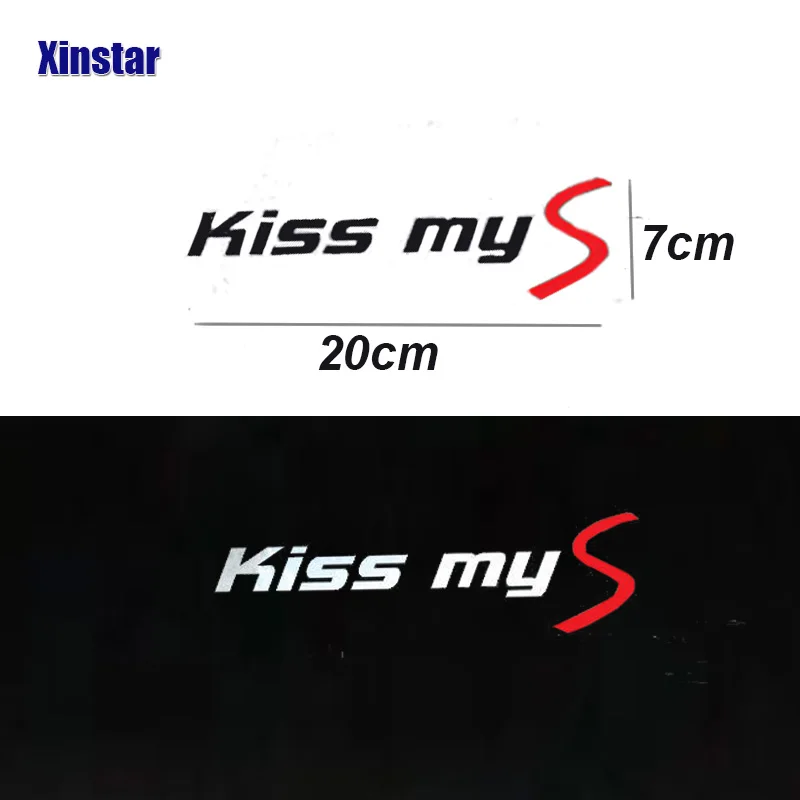 Наклейка для лобового стекла автомобиля с логотипом Kiss myS bmw MINI COOPER CLUBMAN COUNTRYMAN PEACEMAN