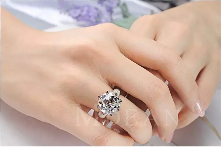 Новое кольцо с кристаллами от Swarovski модные ювелирные изделия из серебра 925 пробы
