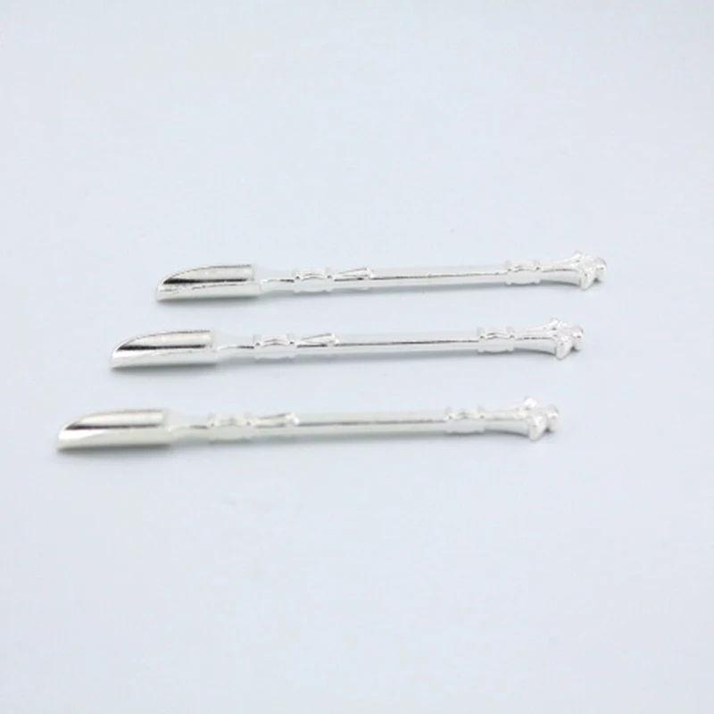 Уютный момент золото/серебристого металла мини-ложка для Анализатора Snorter табак