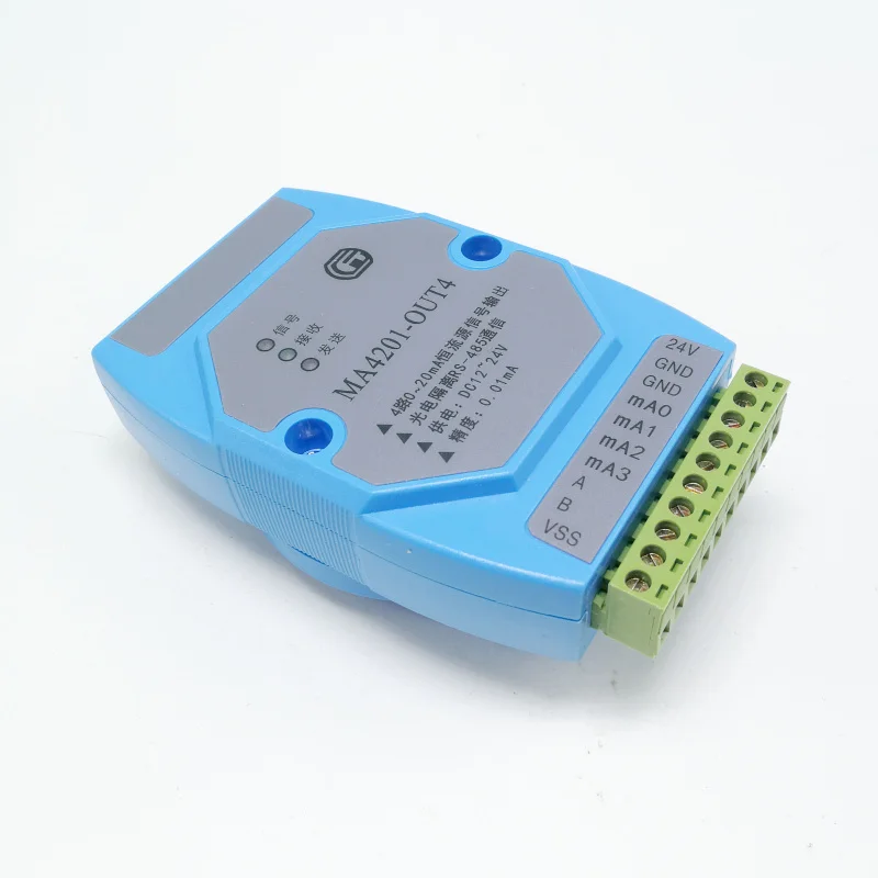 Аналоговый выходной генератор сигналов от 485 до 4-20 мА преобразователь AO MODBUS |