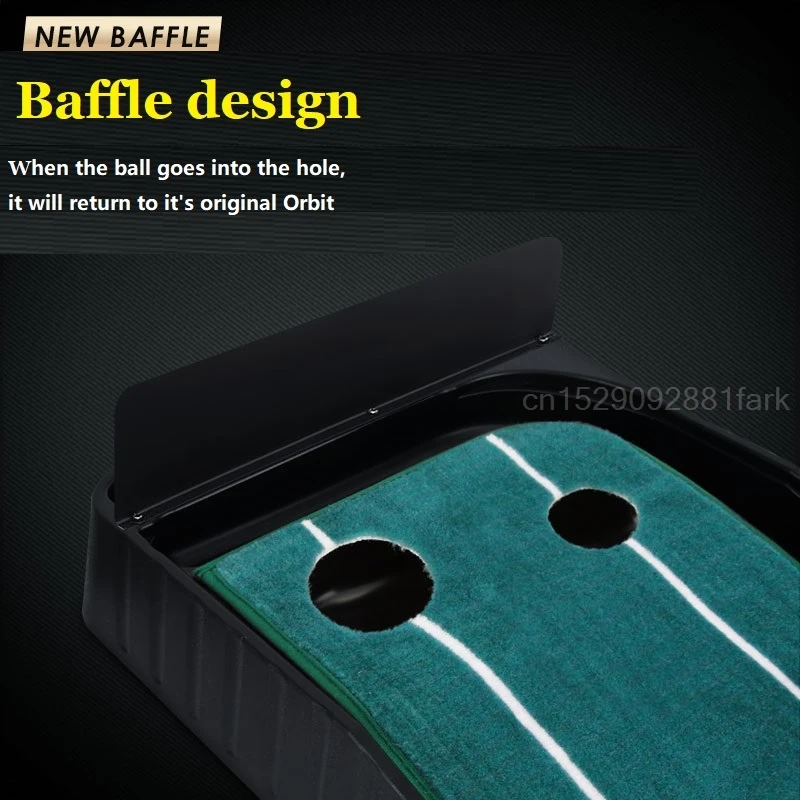 3M Portable Indoor Golf Putting Green Swing Trainer Set Putter Fairway Velvet Training Aids Home Office Mini | Спорт и развлечения