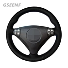 Чехол рулевого колеса автомобиля для Mercedes Benz SLK-Class W170 W171 SLK 2004-2008 C230, черная, ручная работа, мягкая искусственная кожа