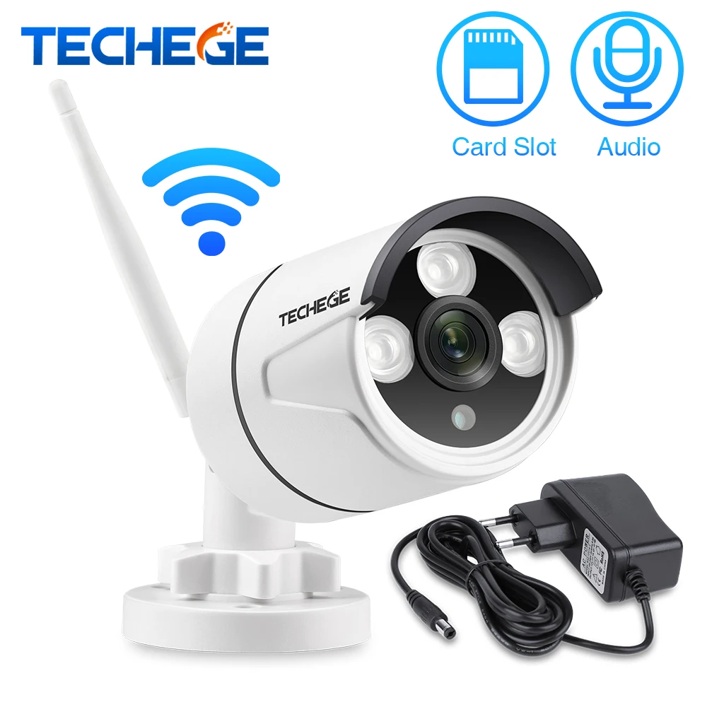 Techege HD Wifi наружная ip-камера 1080P Водонепроницаемая 2.0MP беспроводная камера