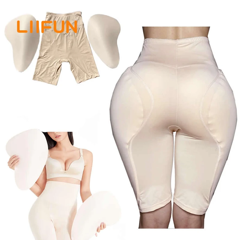 

Liifun поддельные корректирующие трусики для ягодиц, подтягивающие ягодицы, трусики для увеличения бедер, мягкие трусики, тонкое Корректирующ...