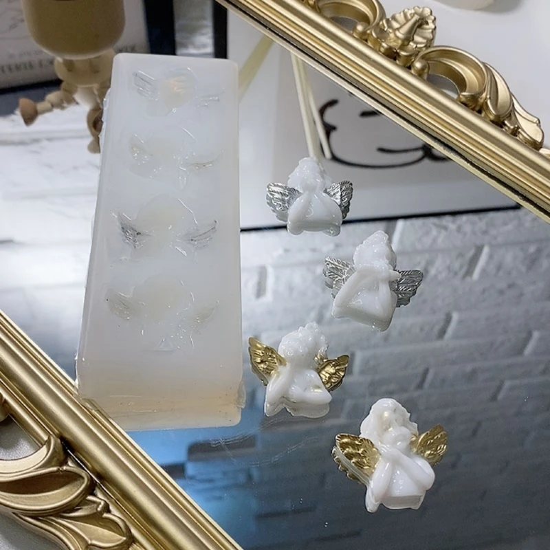 

Baby Angel Wing Love Silicone Resin Mold Epoxy Resin DIY Jewelry Making Tools