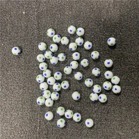 1510pcs 20mm glass ball cream cattle small marbles pat toys parent child beads console game pinball machine of bouncing ball
