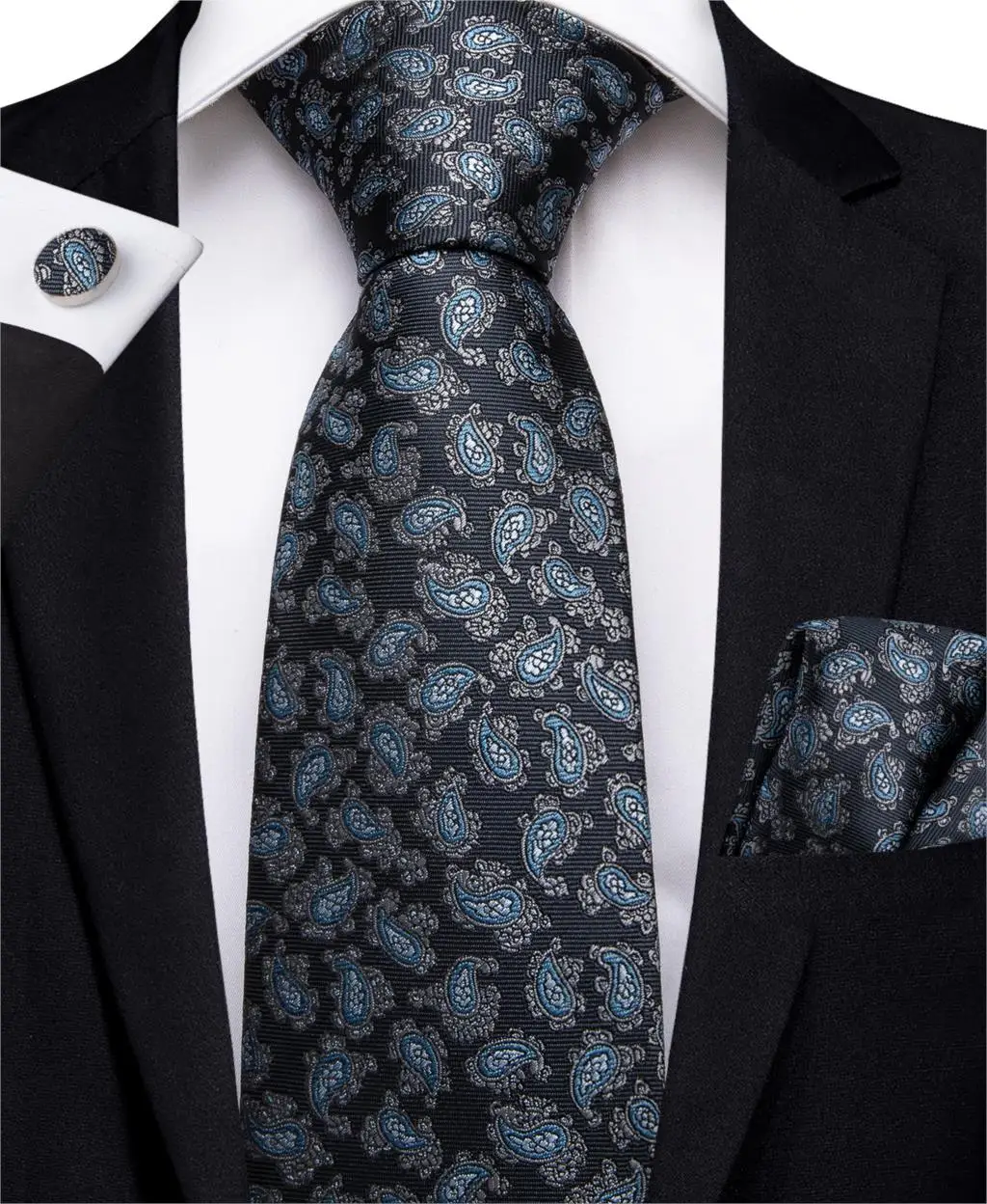 Новый дизайнерский качественный мужской галстук темно синий Шелковый Свадебный