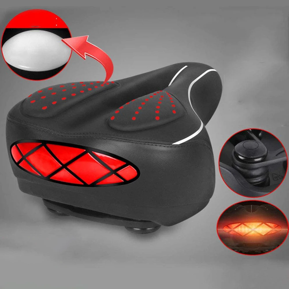 

Cycling Saddle Bike Seat Shockproof Spring Bike Cushion Pad For Mountain Road Bikes Black Bicycle Accessories Mtb Bicicleta