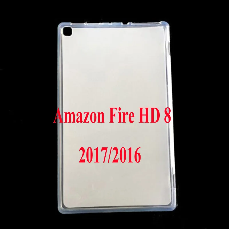 TPU Детский безопасный противоударный бронированный чехол для Amazon Kindle Fire HD 8 HD8 8,0 дюймов силиконовый защитный чехол для планшета+ пленка+ ручка - Цвет: TPU