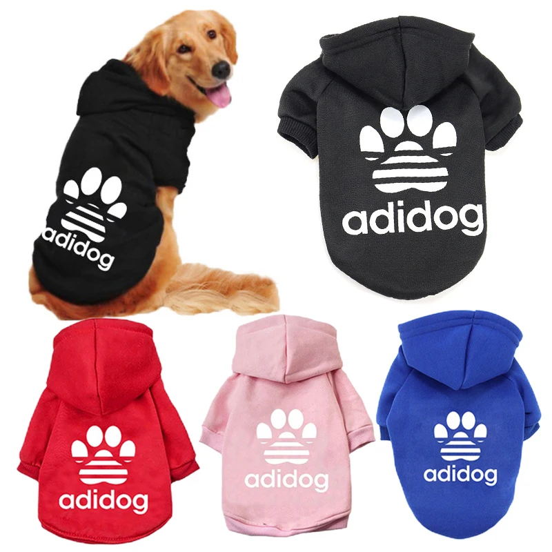 

Adidog clothes Autumn And Winter New Pet Clothes Small Medium Clothes Luxury Dog Puppy Chihuahua Pet Warm Four-legged Sweater