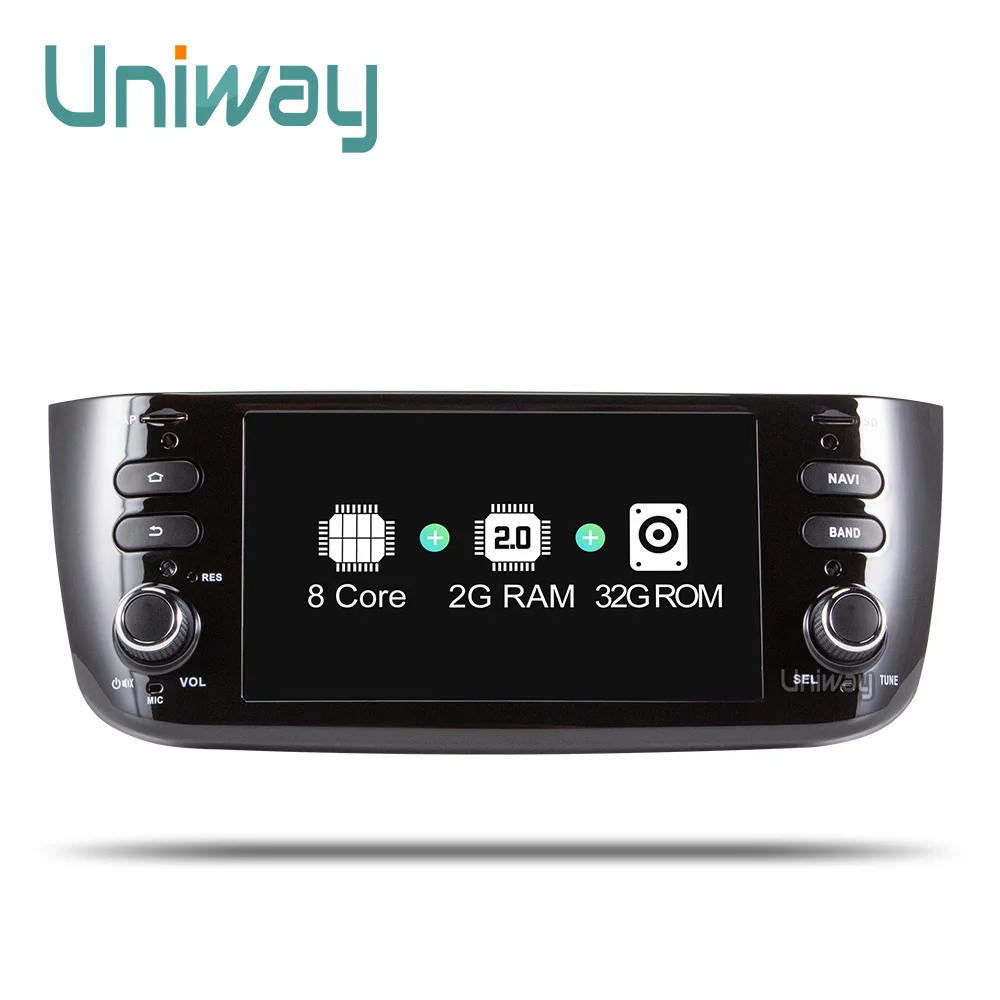 Uniway LLY6090 Android 9 0 автомобильный dvd для Fiat/Linea/Punto 2012-2015 Автомагнитола | Автомобили и