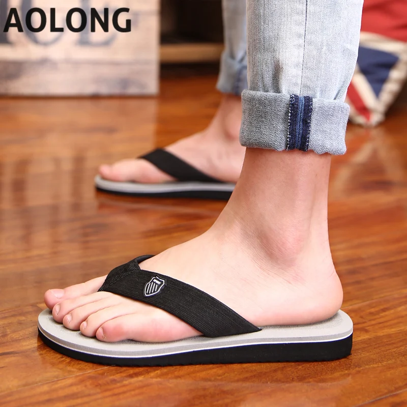 

2022 New Summer Men's Slippers High Quality Beach Sandals Non-slip Zapatos Hombre Casual Shoes Slippers Wholesale