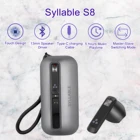 TWS наушники SYLLABLE S8, оригинальные Беспроводные стереонаушники с драйвером 13 мм, 5 часов, гарнитура с сенсорным управлением S8