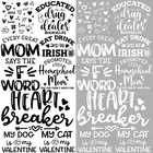 Наклейки с надписью my Cat is my Valentine