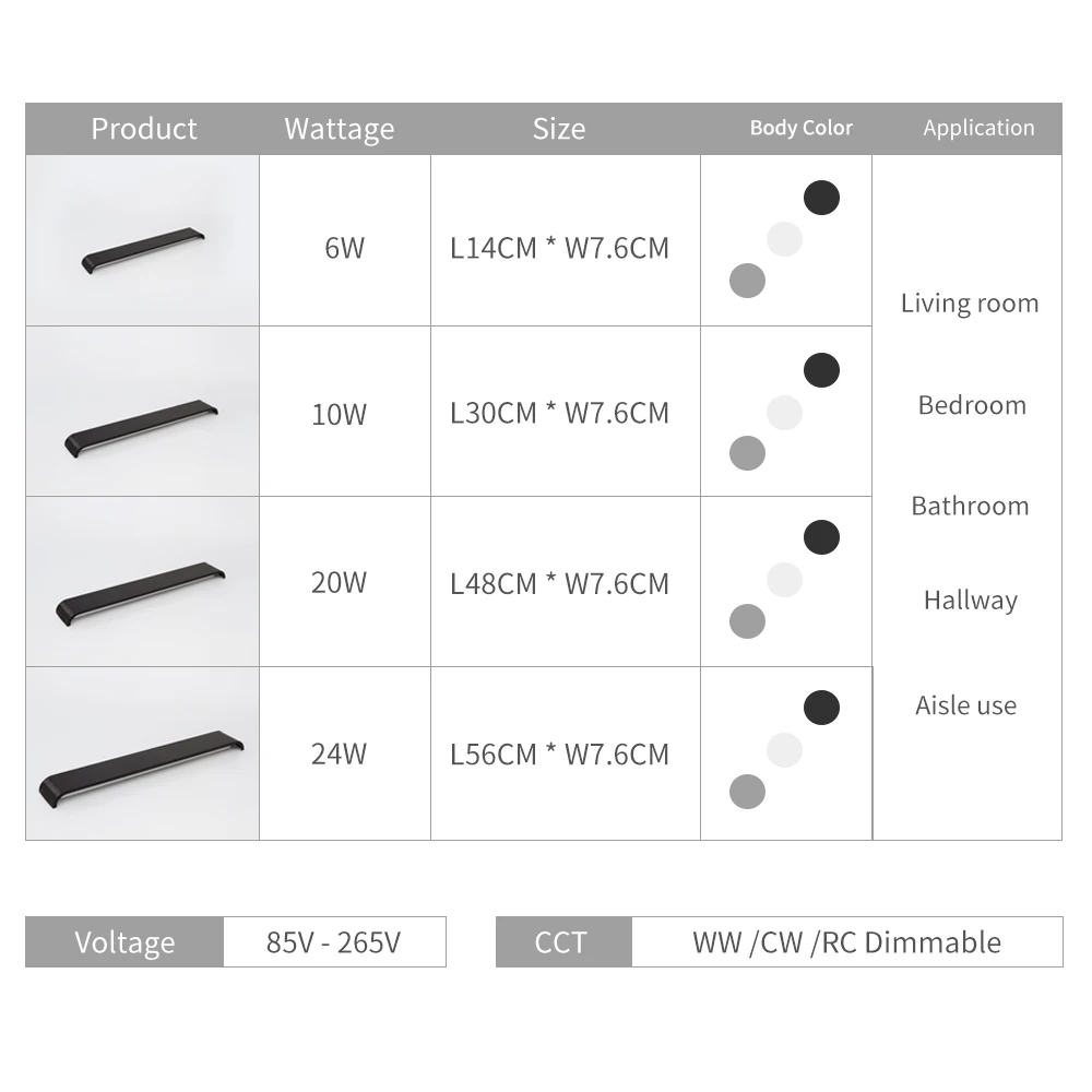 Светодиодная настенная лампа современный комнатный светильник минималистичное