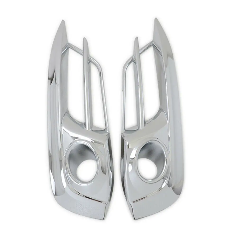 

For Honda Civic 10th 2016 2017 2018 Sedan Chrome Front Fog Light Lamp Cover Trim