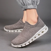knit sock shoes women sneakers new solid color woven slip on casual summer sneakers women shoes plus size