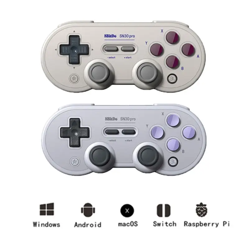 8bitdo SN30 pro Классическая Беспроводной Bluetooth джойстика геймпад Ретро пульт управления для nintendo переключатель ПК с системой андроида и Mac OS