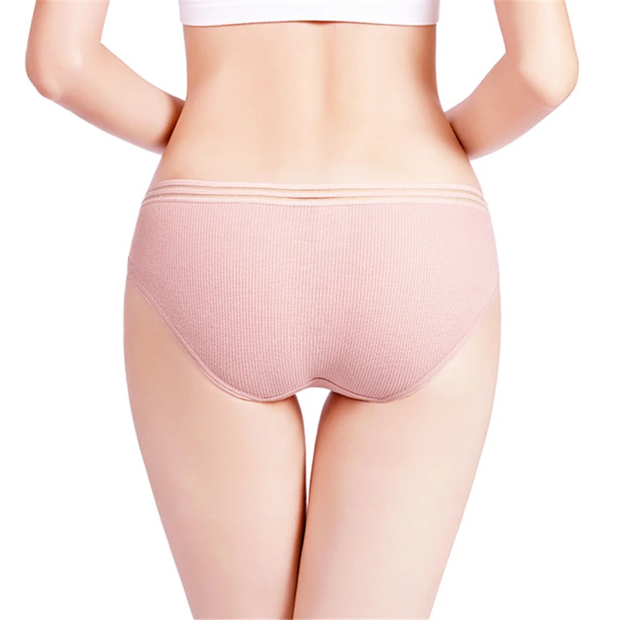 

Women Cotton Panties Lace Edge Breathable Briefs Sexy Underwear Women Cotton Crotch Lingerie Intimates