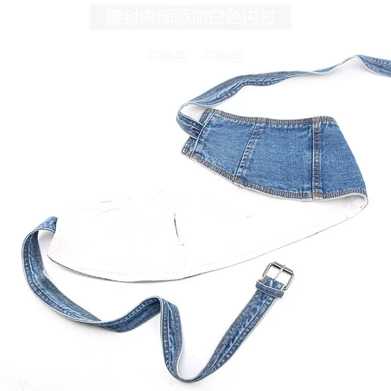 Джинсовый пояс 2020 модный однотонный широкий стильный трендовый корсет новый