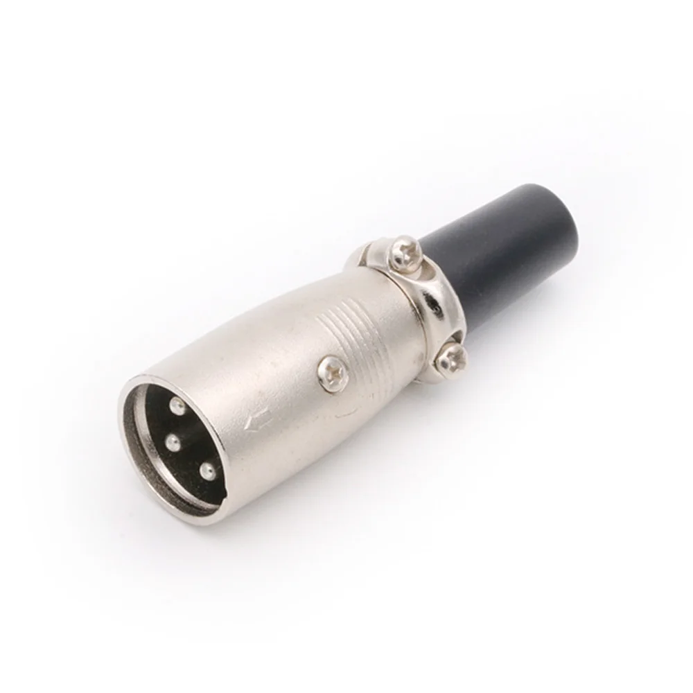 1 шт./лот 3Pin XLR штекер и гнездо микрофонного аудиокабеля разъемы металлические
