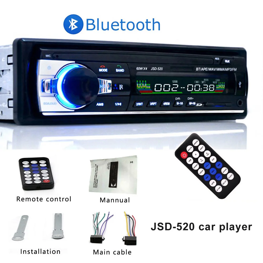 Автомагнитола 1 Din с Bluetooth для Volkswagen Nissan BMW Kia Toyota | Автомобили и мотоциклы