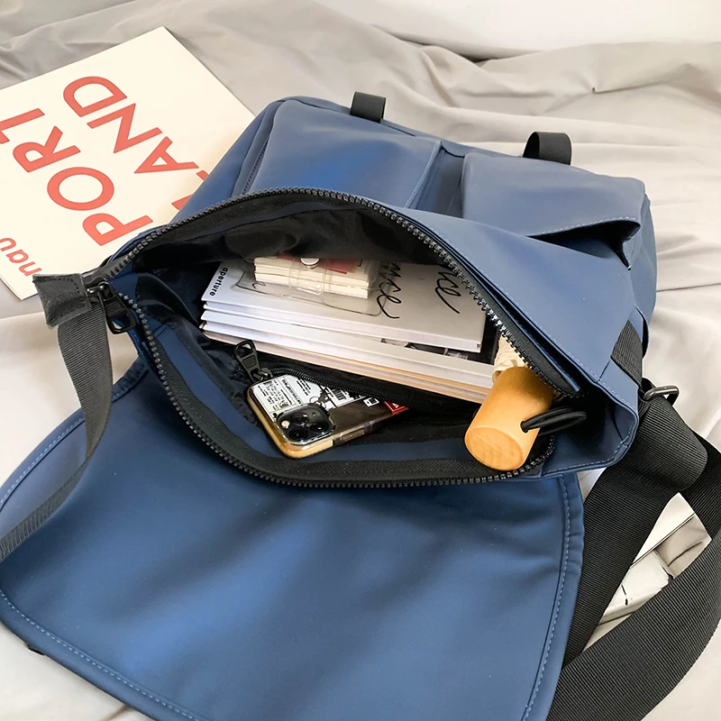 

Men's Messenger Bag Crossbody Shoulder Bags Men Small Sling Pack Waterproof Oxford Packs For Work Business Travel Satchel Purse