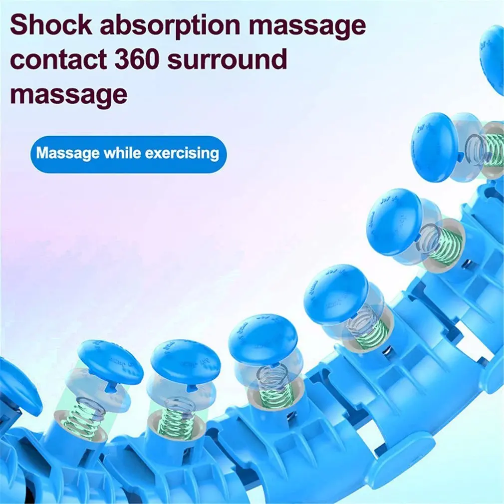 

Smart Rolling Ring Intelligent Exercise Fitness Rolling Ring 24 Detachable Sections For Adults Kids With 360 Degree Massage