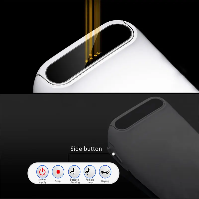 

Ecofresh square smart toilet seat cover electronic bidet toilet bowls seat heating clean dry intelligent toilet lid for bathroom