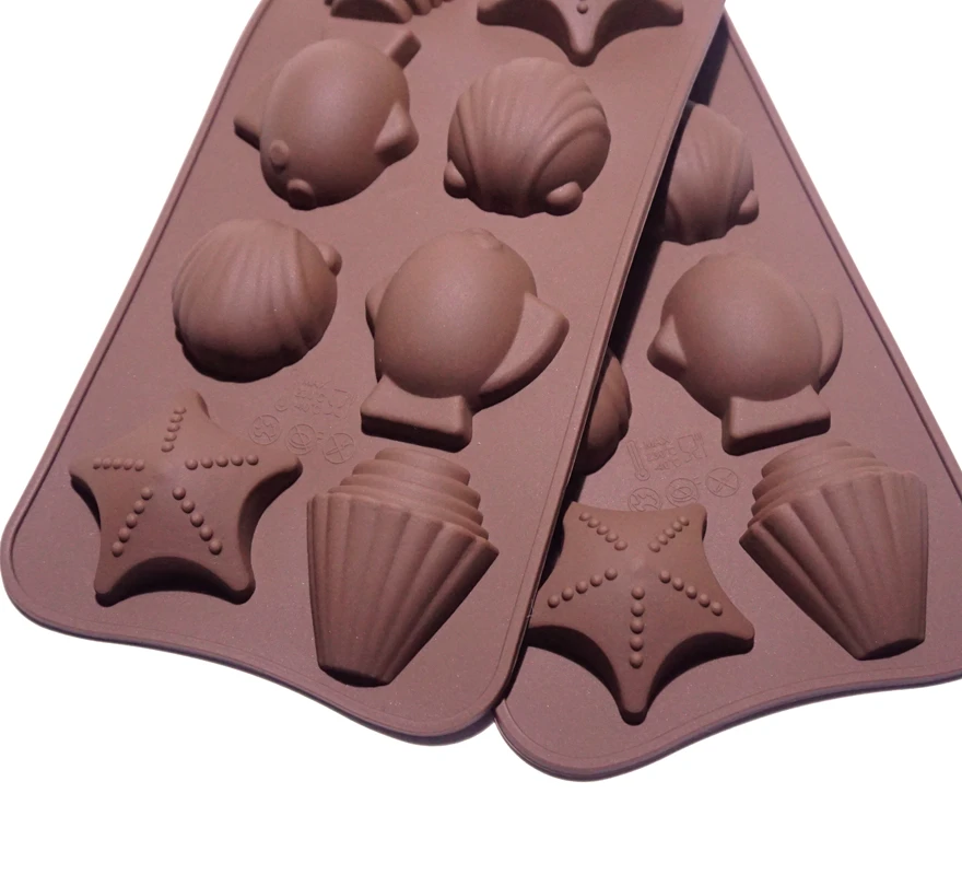 Коричневые силиконовые формы для шоколада поднос льда инструменты выпечки
