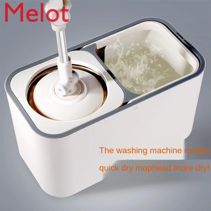 

Drag bucket rotation mop rod universal one drag hand wash household lazy drag cloth bucket topology cloth
