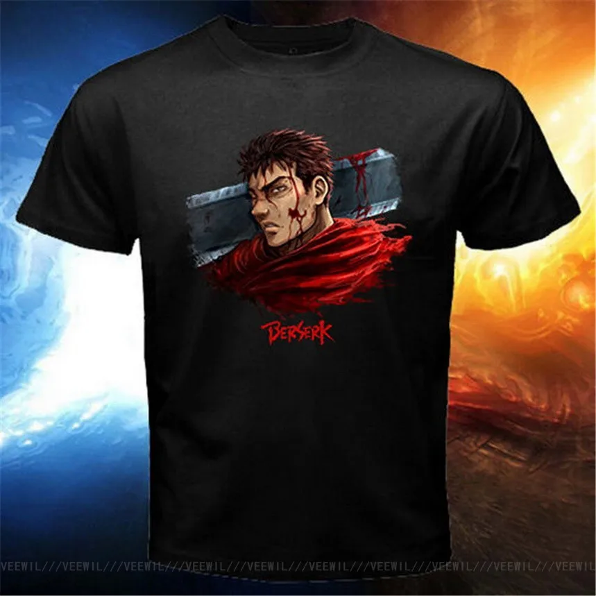 

Футболка мужская черно-белая, в стиле аниме «Гриффит», S 5XL