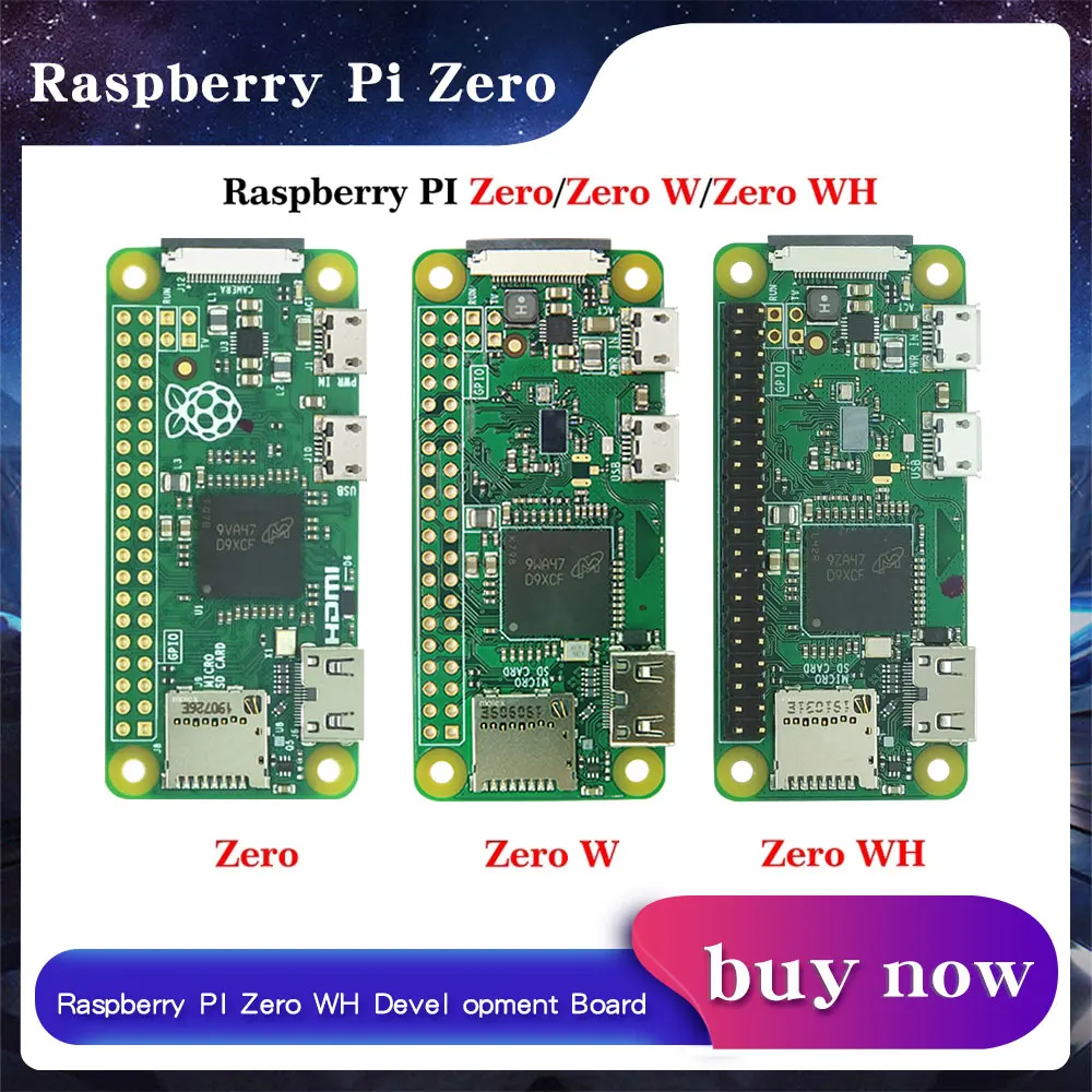 

2022 Raspberry Pi ZERO/ ZERO W/ZERO WH WIFI bluetooth плата с 1 ГГц ЦП 512 МБ ОЗУ Raspberry Pi ZERO Версия 1,3 RPI59