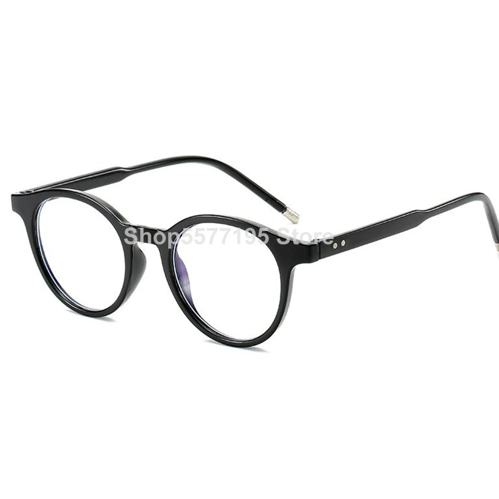 

Women's Anti Blue Lights Eyeglasses Stylish Round Clear Lens Computer Glasses For Ladies Optical Spectacle Frame Oculos De Grau
