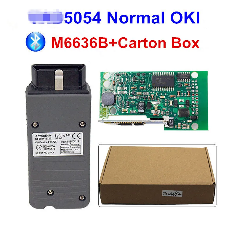 OKI 5054A ODIS V4.4.1 Keygen Bluetooth AMB2300 6154 wifi 5054A полный чип 5054 UDS для VAG диагностический инструмент - Цвет: Ordinary 5054
