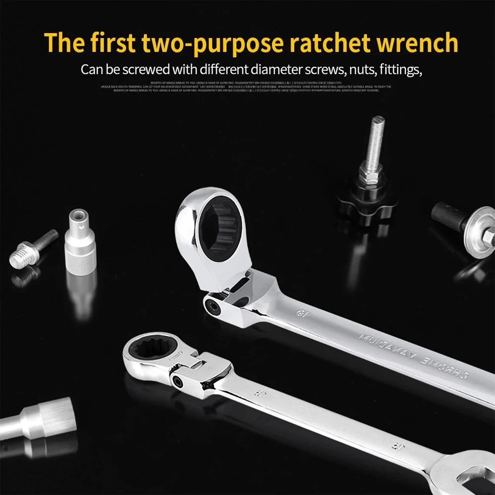

Handgereedschap Key Wrench Set Auto Reparatie Set Sleutels Universele Sleutel Ratel Sleutels Sleutel Sets Beweegbare Kop Set