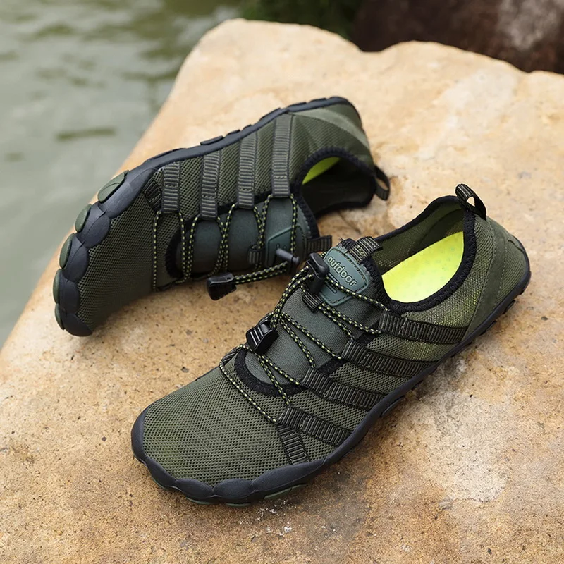 Мужская пляжная обувь унисекс для воды морские тапочки быстросохнущая плавания