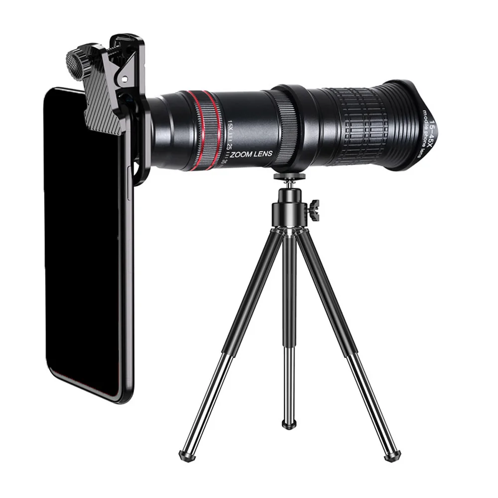 

45X Zoom HD Metal Monocular Telescope Lens long Focus Zoom High Quality Telescope For Smart Phones