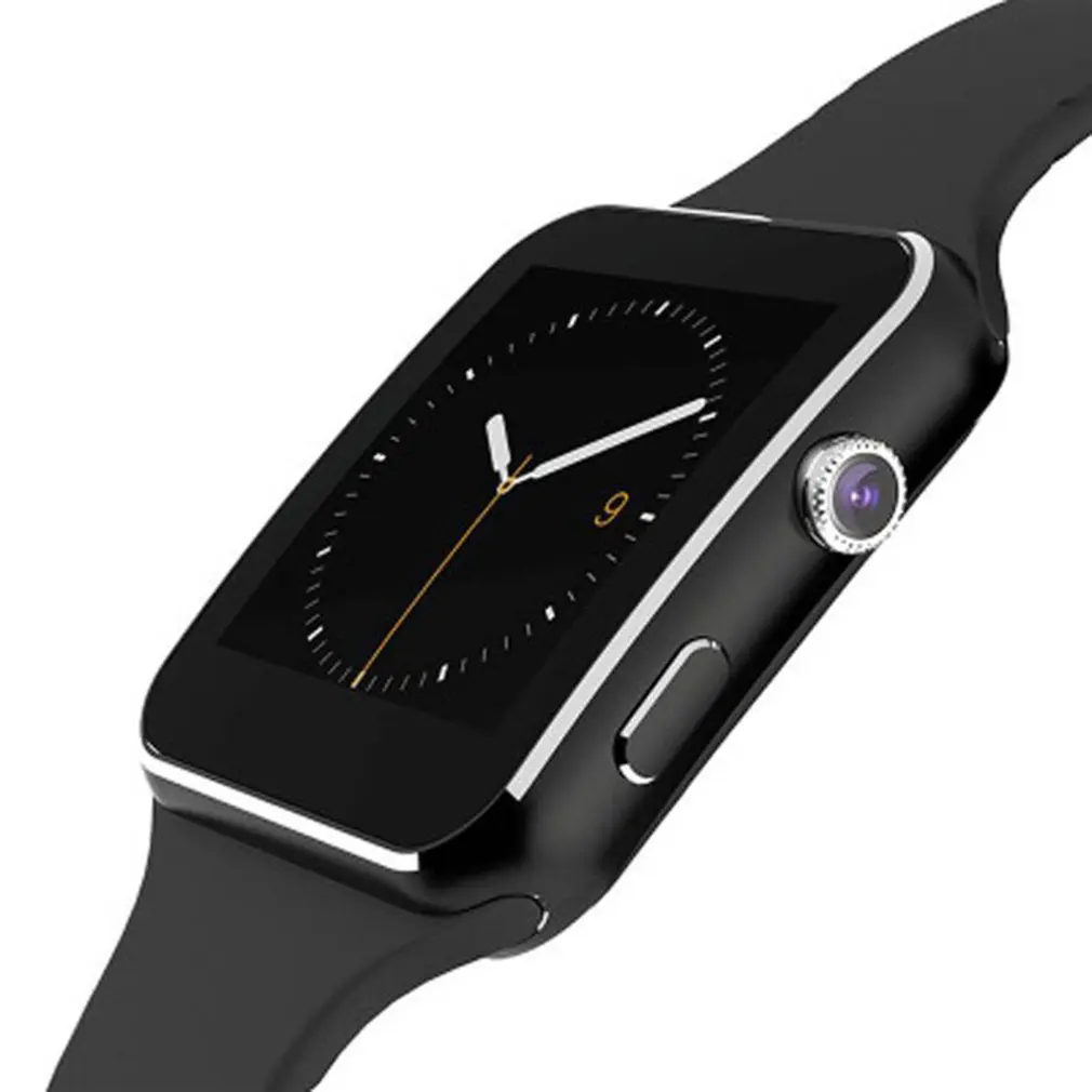 X6 мужские и женские Смарт-часы с поддержкой sim-карты TF камеры Smartwatch сенсорным