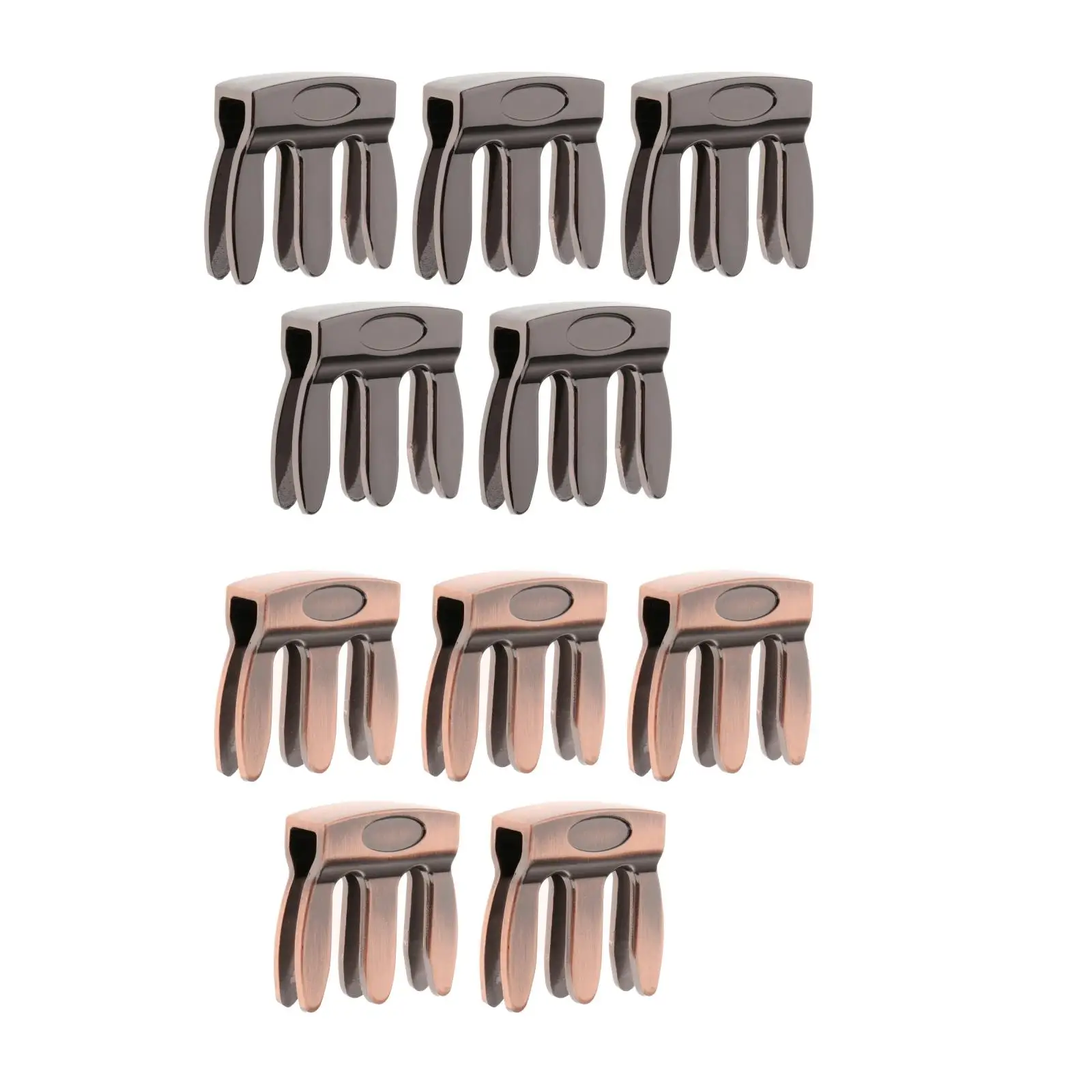

5 Pieces Metal Violin Mute Practice Violin Silencer,Fiddle Silent Silencer