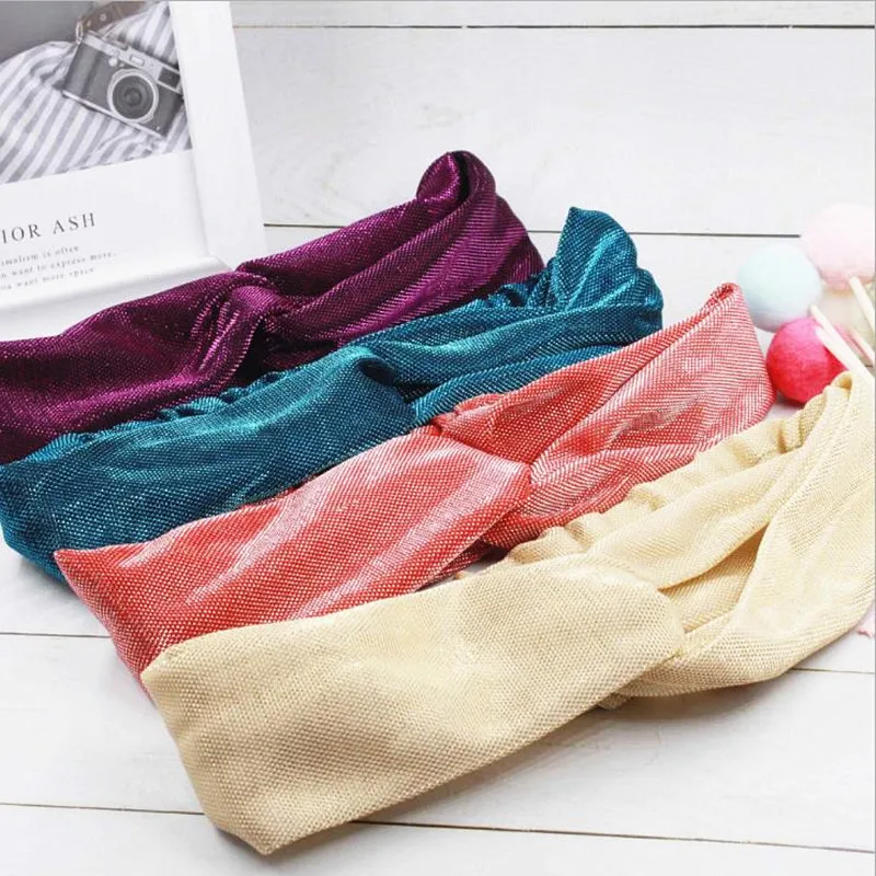 Женские глянцевый золотистый Серебристый резинки для волос с эластичной