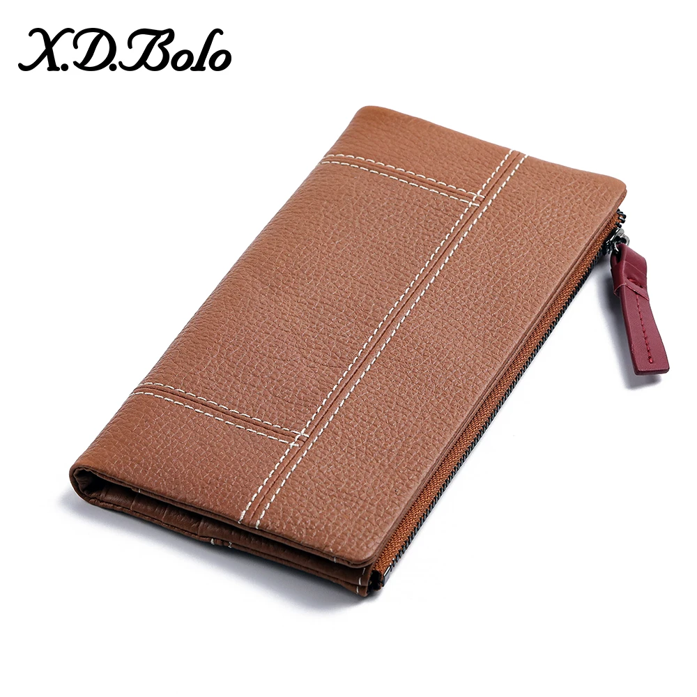 

2020 Luxury Women Wallets Fashion Long Leather Top Quality Card Holder Classic Female Purse Zipper Brand Wallet For Womens